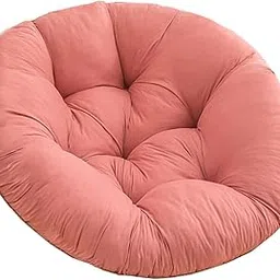 SYDL Hanging Egg Chair Cushion Round Soft Floor Pillow for Living Room Home Porch Pink|Cushions & Pads|Home & Garden-image-0