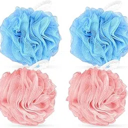 GLUN® High Cleansing Loofah Sponge Brush, Pack of 4, Bath Accessories, Exfoliating Scrubber for Enhanced Cleaning for Smooth Skin-picture-16