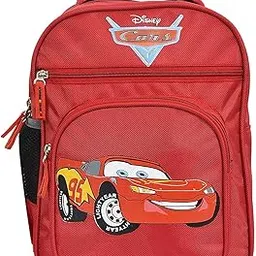 kuber industries Disney Cars Print Waterproof Polyster School Bag/Backpack for Kids (Red)-picture-21