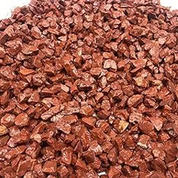 RUKDA Red Natural Marble Chips - Elegant Decorative Stones Chips for Aquariums - Ideal for Garden, Home, and Patio Decor - Perfect for Indoor & Outdoor Use (1 Kg, Red Chips, 3mm-5mm)-picture-12