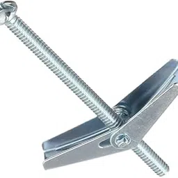 1/8" x 3" Toggle Bolts/Round Head/Combo Drive/Steel/Zinc/Anchor Size: 1/8" / Screw Size 6-32 x 3" / Drill Bit/Hole Size: 3/8" (Carton: 50 pcs)-picture-25