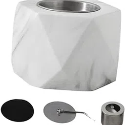 MERISHOPP Small Fire Pit Easy to Use Portable Fireplace for Courtyard Smores White|Home & Garden | Yard, Garden & Outdoor Living | Outdoor Cooking & Eating | Fire Pits & Chimineas-image-2