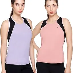 white moon Women Tank Top Polyester Dry Fit Western Top & Tshirts for Women, Quick Drying & Breathable Fabric, Gym Wear Tees & Workout Top-picture-33