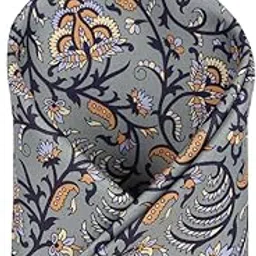 van heusen Men Grey Print Party Pocket Square-picture-34