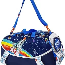 funblast Sports Duffle Bags – Waterproof Duffle Bag for Kids, Shoulder Bag with Multi Compartment, Ideal for Travel, Swimming, Picnic, Gym, Sports, Boys Duffle Bags (Space)-picture-24