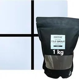DESTINE Tile Grout, Cement with Polymer Base, Black, 1 Kg, Waterproof, Compact.-image-39