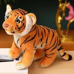 Tickles Siberian Jungle Tiger Soft Stuffed Plush Animal Toy for Kids Boys & Girls Birthday Gift (Color: Yellow & Black Size: 30 cm)-picture-29