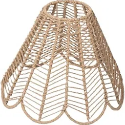 CALANDIS Paper Rope Lamp Shade Retro Drum Shaped for Farmhouse Restaurant Living Room | Lamps, Lighting & Ceiling Fans-image-8