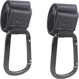 SNAPPSY 2 Pieces Baby Stroller Hooks Clip Pram Hooks for Shopping Cart Grocery Bags-image-76