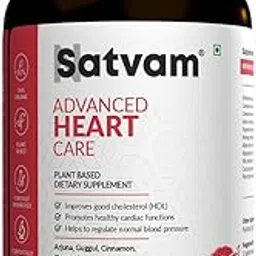 RHN Satvam Advanced Heart Care Premium Plant-Based Supplement for Natural Heart Support & Cardiovascular Wellness Helps Maintain Healthy Circulation & Heart Function (60 Tablets)-picture-23