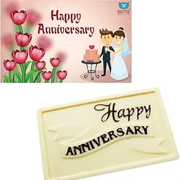 Bogatchi Happy Anniversary Chocolates White Chocolates, 70 Grams-picture-26