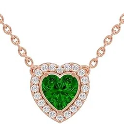 u are 925 Sterling Silver 18K Gold and Rose Gold Plated Sparkling Hearts Embrace Necklace with Link Chain | Gift for Women and Girls | With Certificate of Authenticity and 925 Stamp image 1