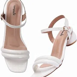 longwalk Women's Back Strap Buckel Heeled Sandal-picture-10