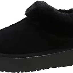 atorse Women's Snow Boots Casual Round Toe Ankle Booties Anti Slip Short Boots 37 Black image 1