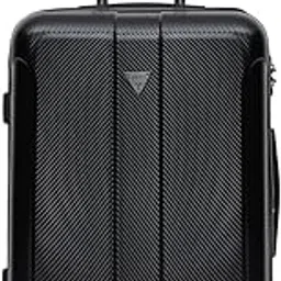 guess Black Textured Lustre Trolley Bag-picture-28