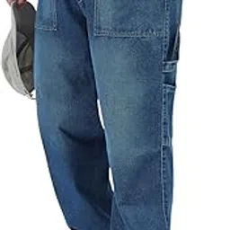 urbano plus Men's Loose Baggy Fit Heavy Washed Jeans Non-Stretchable-picture-30