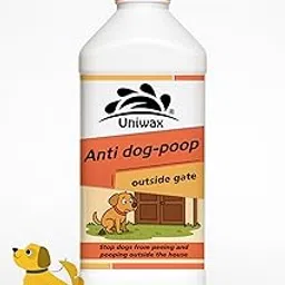 uniwax anti dog-poop/stop dogs from pooping or peeing outside gates/Street dog repellent/Stop Doing Potty image 1