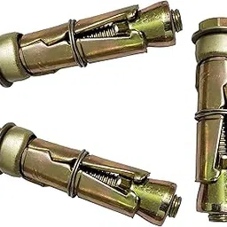 Pure Source India Anchor Fasteners,Size 8 mm, Pack of 2 PCS (Gold)-picture-29