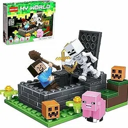 BOENJOY Gifts- Mine- Craft Building Block Farm Set for Kids, 89+ Pieces Creative Construction Set, Bricks Kit with Figures & Accessories | Educational Toy for Boys & Girls Age 6+ (Style Code 834)-image-46