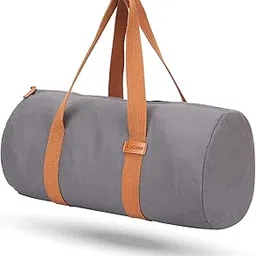 aircase Canvas Designer Sling Duffle Bag with PU Leather, Detachable Shoulder Strap, Easy to Clean & Durable Cabin Luggage Hand Bag-picture-21