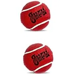 guru laser Rubber Tennis Ball (Heavy Maroon), 6 Pc Standard Size-picture-11