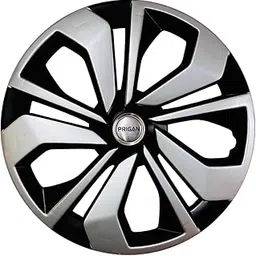 PRIGAN 16 Inch Universal Silver Black Wheel Cover/Cap for All 16 Inch Cars (Size 16 Inch) (Set of 4 Pcs) (Press Fitting) Model- FRONX DC 16-picture-28