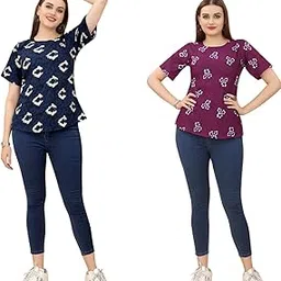 deidad Women's Crepe Printed Tops-picture-13