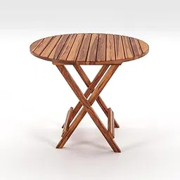 WELL KNOWN Solid Sheesham Wood Round Shape Foldable Coffee Table, Center Table for Indoor & Garden Outdoor, Fold-Away Coffee Table, 22x22x24.5 Inch, Natural Finish-picture-25