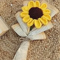 Knotsngifts Sunflower Bouquet Pack of 1-image-3