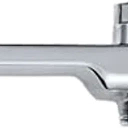 ZAP Geo Series | Brass 2-in-1 Element Bath Spout with Tip-Ton | Chrome Finish Wall Mounted Bathroom Fitting-image-44