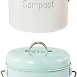 CALANDIS™ 2pc 3L Garden Compost Bin Countertop Indoor with Lid Compost Pail Easy Clean | Garden Compost Bins | Composting & Yard Waste | Gardening Supplies | Yard, Garden & Outdoor Living-picture-30