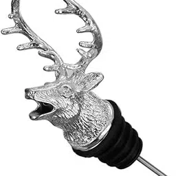 DAONPHARI Zinc Alloy Deer Head Wine Pouring Device (Silver) No Spills | Effortless Pouring | Unique Gift Idea | Durable & Long-Lasting-picture-28