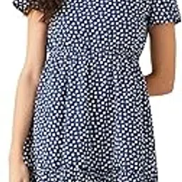 amazon brand - symbol Women's Cotton One Piece Western Short Dress-picture-55