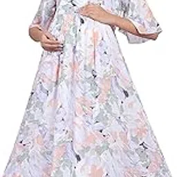 mamma's maternity Women's Knee Length Maternity | Feeding | Nursing Dress | Maternity Dress for Women Feeding Dress-picture-22