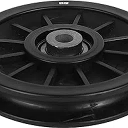 LET'S PLAY® LP-98 Imported Nylon Exercise Machine Attachments Gym Pulley 4 inch with Inbuilt Bush and Bearing Black- Set of 2-picture-23