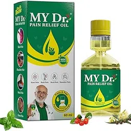 My Dr. Pain Oil Relief Oil - Relieves Joint Pains & Body Pains - Aromatic, Non-Sticky & Stain-Free, Standard - 120 Ml (Pack of 1) image 1