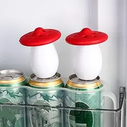 RIVOM Mushroom Shape Refrigerator Freshener Baking Soda Holder For Fridge Deodorizer, Fridge Odor Absorber Container Holder, Smell Remover Fridge Deodorizer Refrigerator Odor Eliminator (No Soda) (2)-picture-11