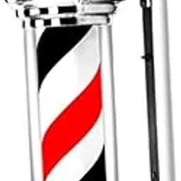 CALANDIS™ 27" Barber Pole Light Sturdy Hair Salon Signage Light for Barbershop Outdoor red black white | Salon & Spa Supplies | Salon & Spa Equipment-picture-56
