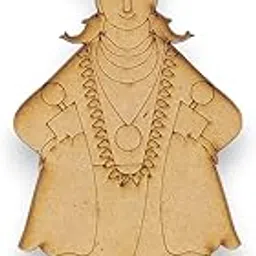RIA Studio Lord Sri Venkateswara Swami Vishnu Pre Marked Cutout MDF Engraved Base for DIY Mandala Painting, Wall Hanging Decoration, Art & Craft Design 2-picture-22