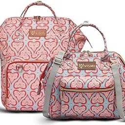 VISMIINTREND Diaper Bag Combo for Mother for Travel | Includes Mini, Large Diaper Backpack |Baby Diaper Bag | Maternity Bag for Hospital | Nappy Bags for Mom | Gift for New Mom |Baby Shower Gift-picture-39
