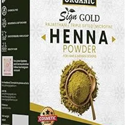 sign GOLD BIO ORGANIC Herbal Henna Powder, 100g-picture-31
