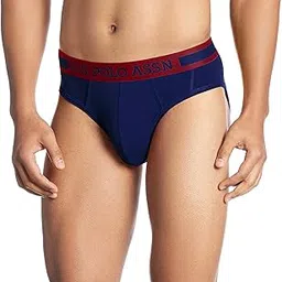 u.s. polo assn. Men Solid Supima Cotton Spandex I615 Briefs - Pack Of 1-picture-22