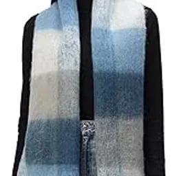 ravaiyaa - attitude is everything Women Reversible Acrylic Wool Scarf Winter Wear Muffler Designer Scarves 72"x14" Inch-picture-32