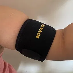 NIVAVE SICILY Bicep Tendonitis Brace Compression Sleeve Support, Upper Arm Brace Bicep Support Bands for Pain Relief, Muscle Strains and Inflammation, Tricep/Bicep Wrap for Men and Women (1, Black, L Width-4")-picture-26