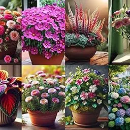 All Year Growing Flower Seeds Combo Pack- 8 Packs of Hybrid Flower Seeds.-picture-12