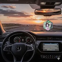 ShopTwiz Hexagon Sacred Geometry Car Hanging Ornament & Accessories-image-4