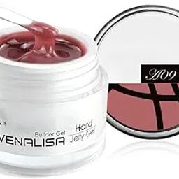 Venalisa Fast Dry LED & UV Extend Sculpture Nail Gel Hard Jelly Builder Gel nail gel Soak off UV Poly Nail Extension Gel (A09-Lotus Pink, 30ml (M))-picture-12