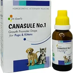 DR. Goel�S CANASULE No.1 for Pups & Kittens Growth Enhancer and Homeopathic Treatment of Indigestion, Vomitings, Eating of Inanimate Objects Etc-picture-19