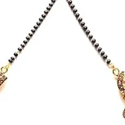 vsasa ’s Traditional Stylish Light Elegant Exclusive Stylish Antique OXIDISED AAA A Merican Diamond Studded Dual Pack MANGAL Sutra for Young Ladies/Women-picture-14