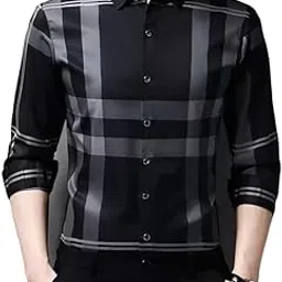 octavian Lycra Blend Comfortable & Breathable Full Sleeves Shirt for Men-picture-37